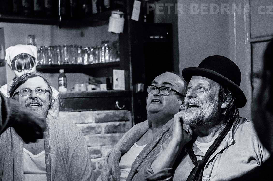 Petr Borka, Stanislav Helena, Jiří Hrdina, Balbínka, Přelet nad kukaččím hnízdem, Praha, divadlo, improvizace, Česko