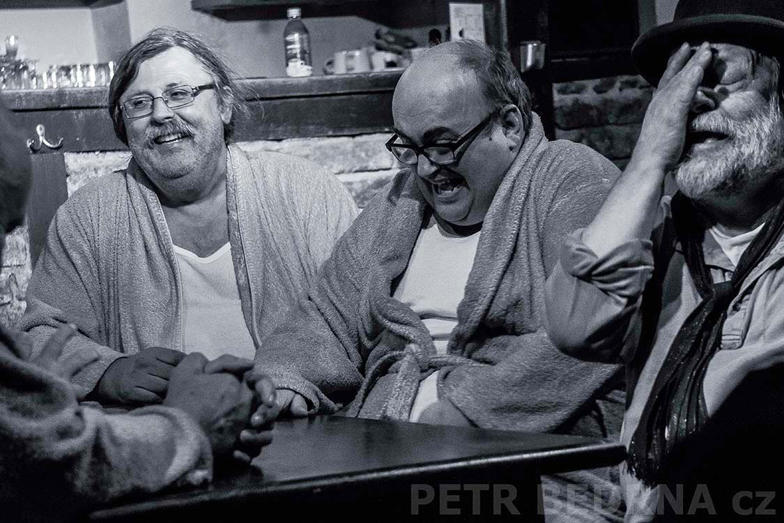 Petr Borka, Stanislav Helena, Jiří Hrdina, Balbínka, Přelet nad kukaččím hnízdem, Praha, divadlo, improvizace, Česko