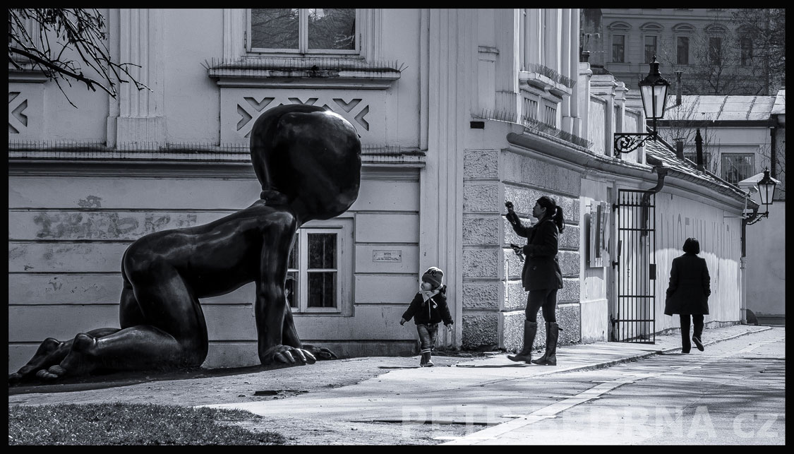 David Černý, Miminka - jen si mě vyfoť, Praha - Kampa, Babies, sochy, street foto, Česko