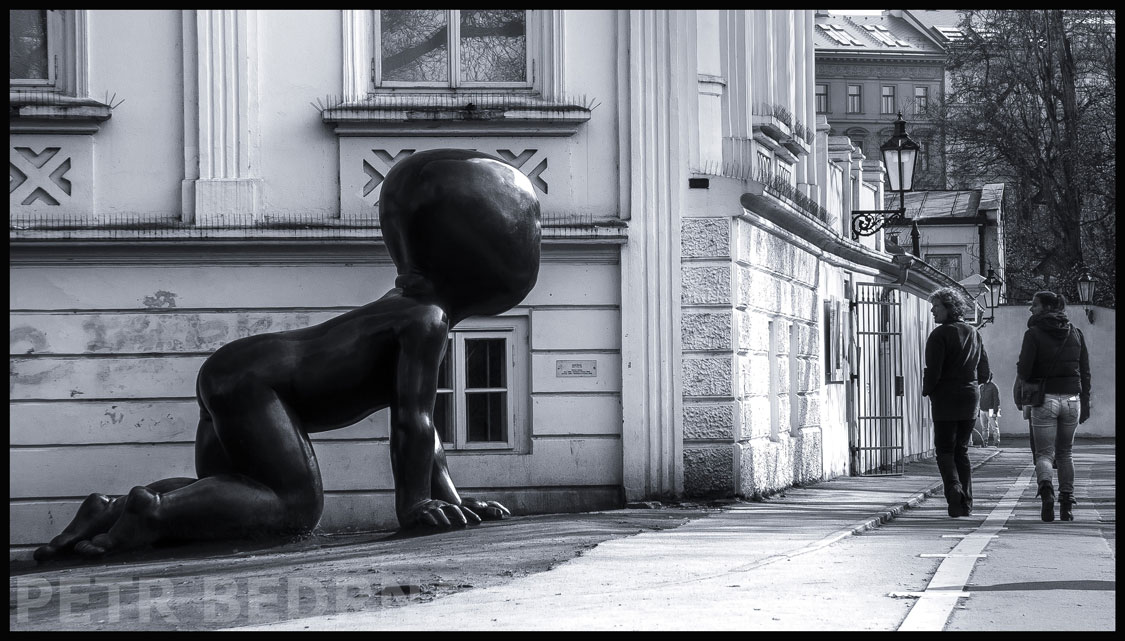 David Černý, Miminka - neohlížet, Praha - Kampa, Babies, Mimina, Batolata, sochy, park, street foto, Česko