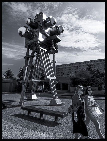 David Černý, Trifot, Praha - Nové Butovice, sochy, street foto