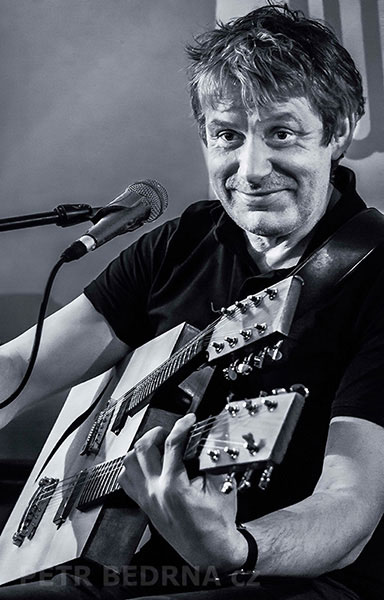 Jiří Konvrzek, Slaný - Jazz Café Fany, koncert, hudba, improvizace, Česko