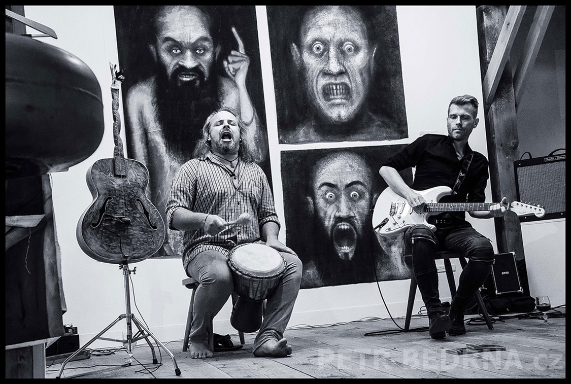 Václav Kořínek, Robert Rambousek, Klatovy, Galerie Klenová 2016, koncert, hudba, improvizace, Česko