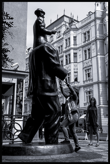 Pomník Franze Kafky, Španělská synagoga, 2015, Jaroslav Róna, Praha(11)