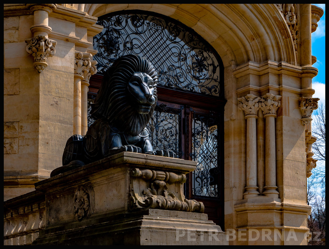 socha, Lev - Severočeské muzeum v Liberci, Liberec, Jaroslav Róna, historické budovy, Česko