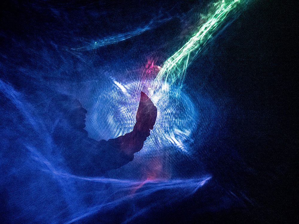 Petr Nikl, Žlutá tma, Divadlo Archa 19. a 20.1.2019, hudba, performace, improvizace, Česko