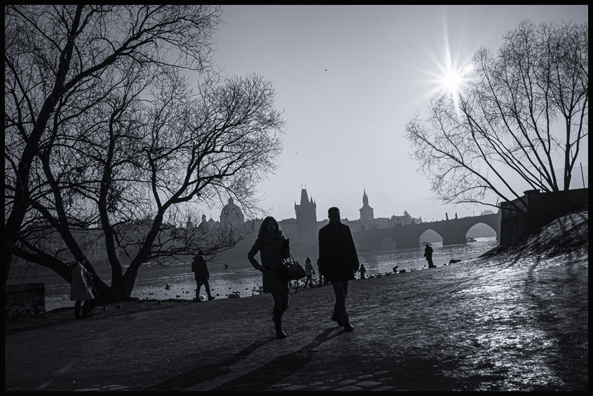 Karlův most, Malá Strana, Labutě, Praha(2)