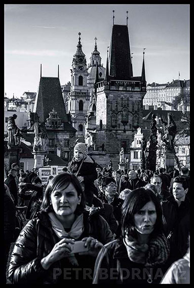 Malostranské mostecké věže, Karlův most, Kostel sv. Mikuláše, na mostě, Praha(2)