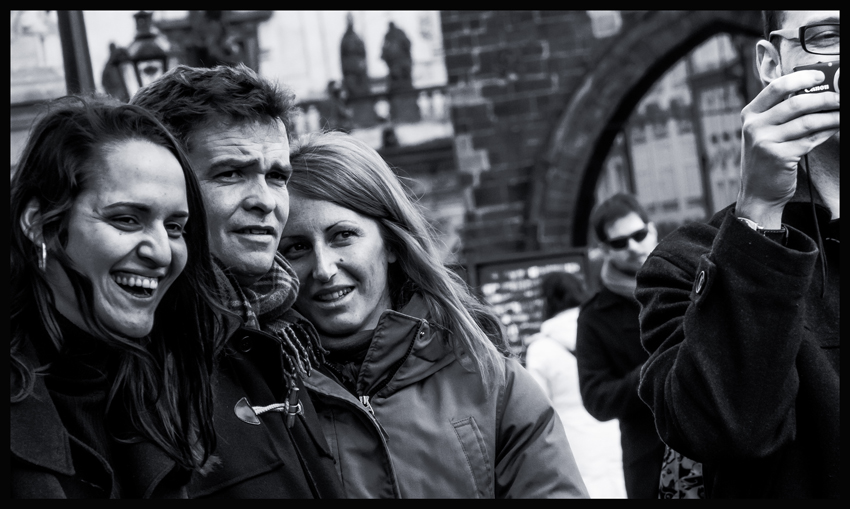 Na mostě, Karlův most, Praha