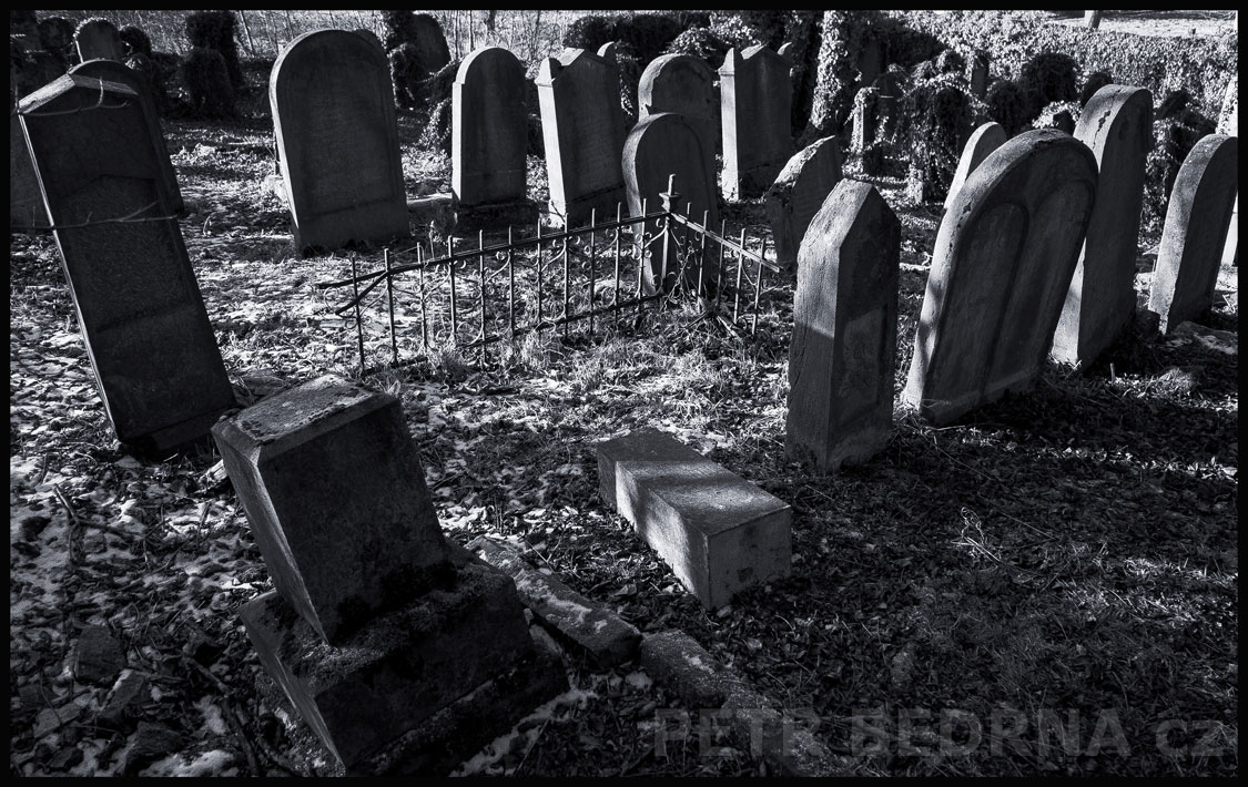 Nový židovský hřbitov v Hostouni, Hostouň u Prahy, hroby, Česko