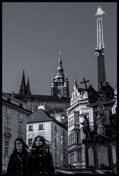 Morový sloup, Malostranské náměstí, Pražský hrad, Praha