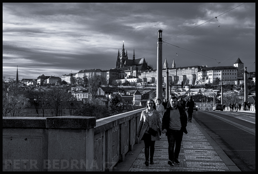 Pražský hrad, Mánesův most, 2022, Praha