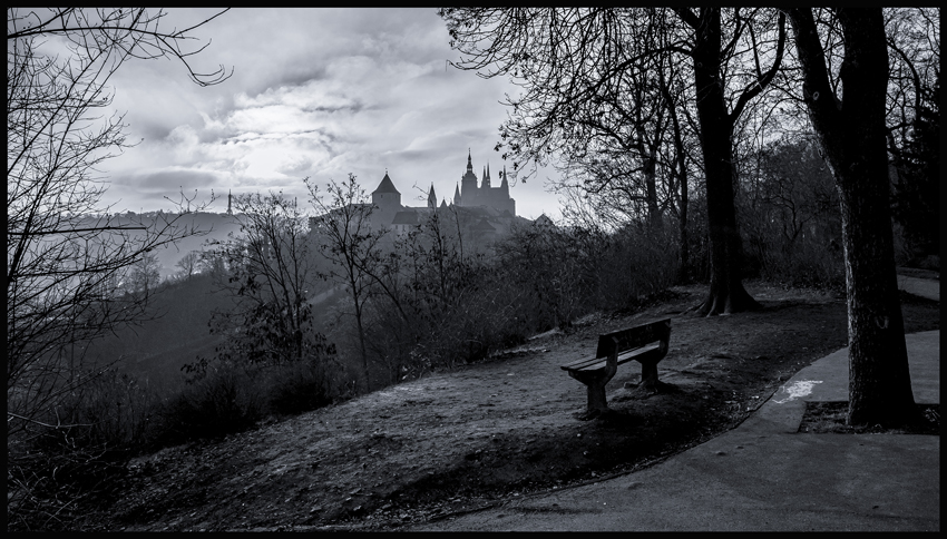 Pražský hrad, Petřín, vyhlídkové místo, Chotkovy sady, Praha