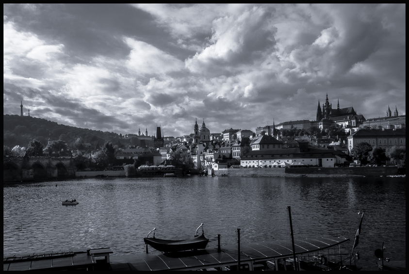 Pražský hrad, Vltava, Petřín, Praha, Hergetova cihelna, Praha