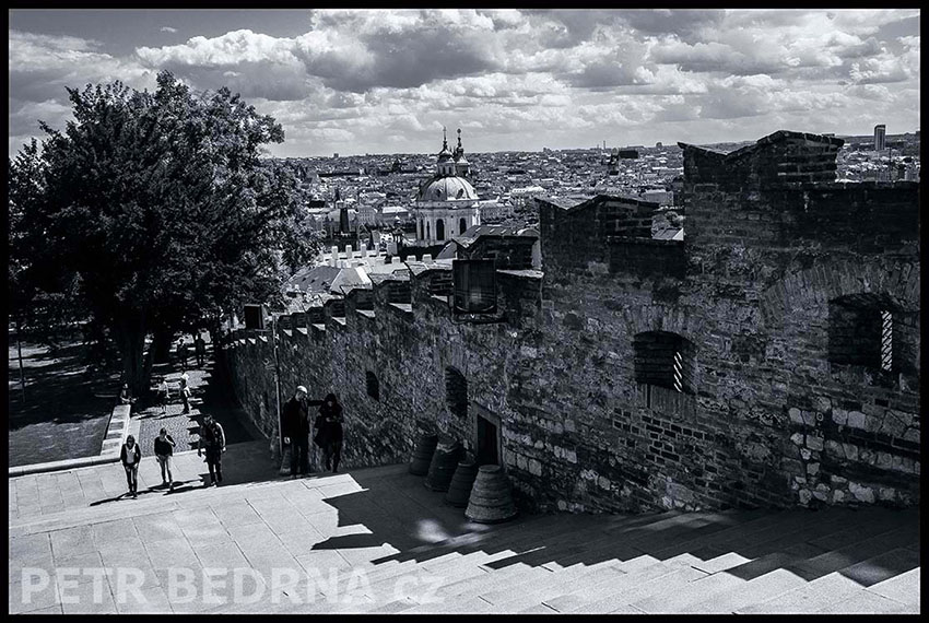 Rajská zahrada, kostel sv. Mikuláše, Pražský hrad, Praha