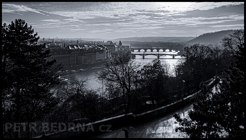 Mosty, Vltava z Letné, Praha