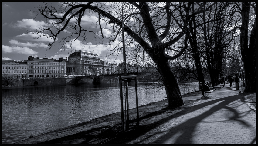 Národní divadlo, most Legií, Střelecký ostrov, Praha(1)