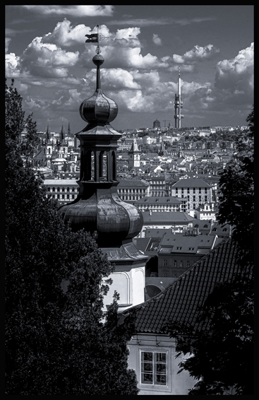 Plečnikova vyhlídka, věžička, Praha