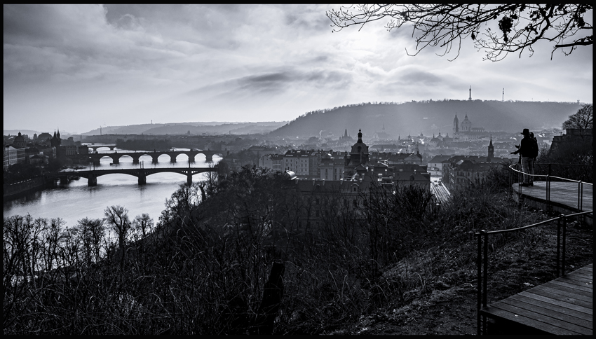 Vyhlídka na Letné, pražské mosty, Praha(1)