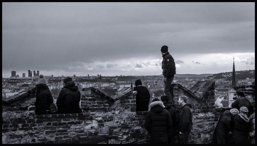 Vyhlídka Na Opyši u Pražského hradu, Praha