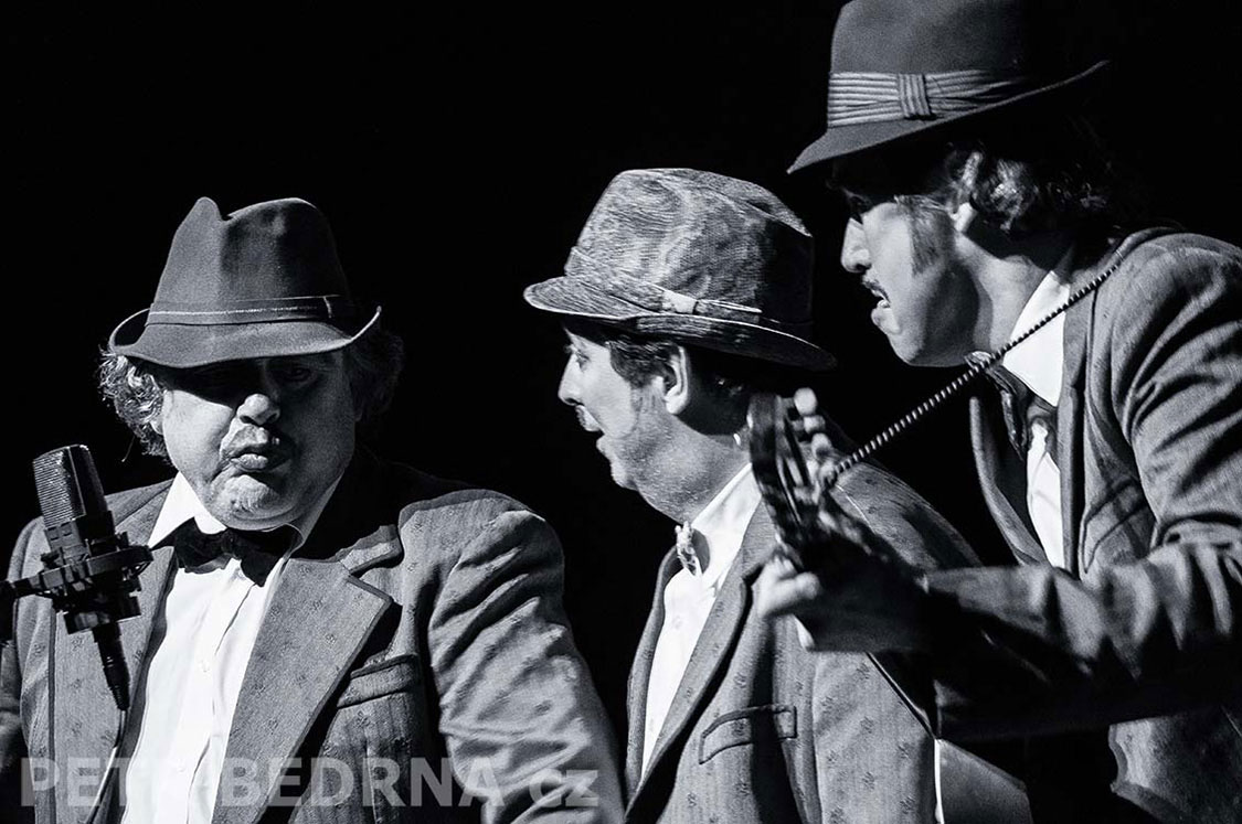 Tros Sketos, Rozesmátí strejcové, Cha!, Palác Akropolis, 2015, Fr. Skála, Aleš Najbrt, Jaroslav Róna, Česko