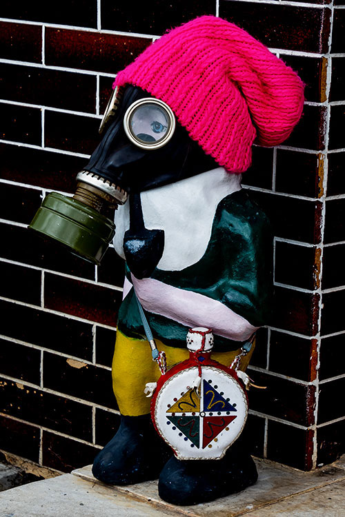 Trpaslík - Malý Alenáš, Praha magická, soška, recese, zahradní dekorace, parodie, Česko